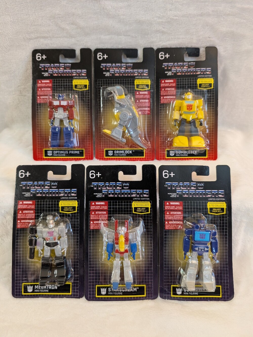 Transformers G1 Limited Edition Mini Figures, Complete Set, 2021